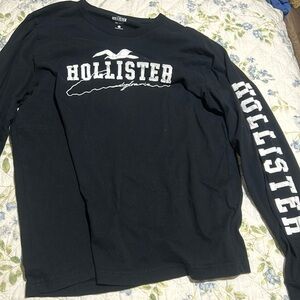 black hollister long sleeve
